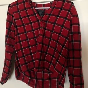 quarter button up flannel